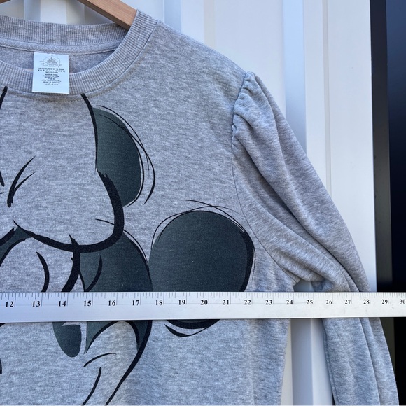Kidcore Disney Youth XL Gray Cozy Core Screen Art Minnie Mouse Y2K Popover - Picture 7 of 13